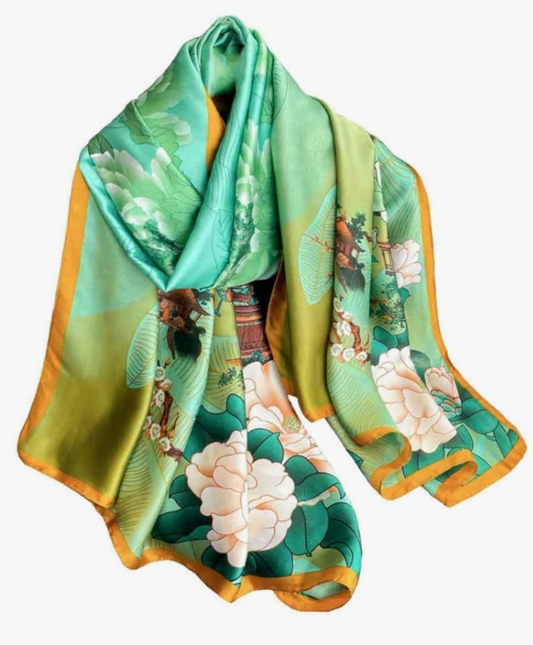 Scarfs for Women Lightweight Scarves Fashion Print Floral Pattern Scarf Shawls