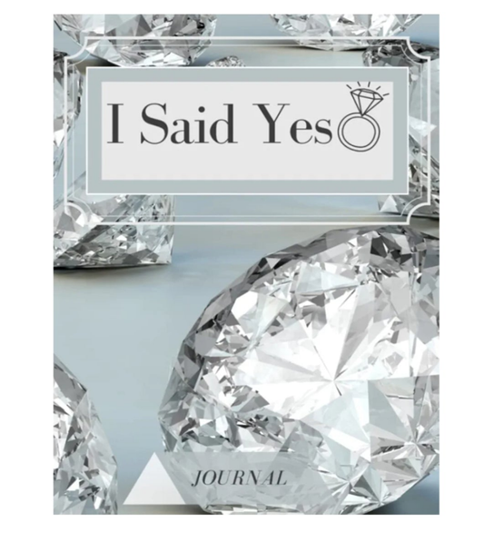 I Said Yes! Bling Wedding Notebook, Journal and Organizer for the Bride To Be