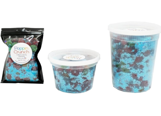 Cotton Candy Gushers Candy Snacks, 1-2 LBS, Choice of Sweet or Sour Bonbon Gummy Candies (5 Ounces, Sweet)
