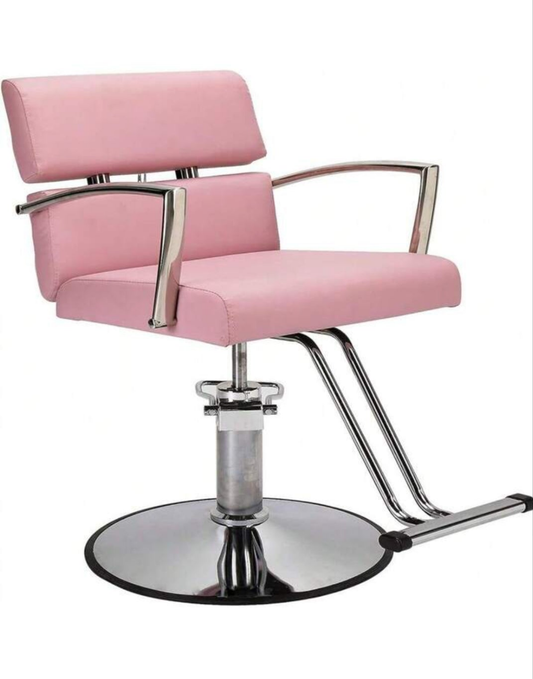 Salon Chair Heavy Duty for Stylist, Barber Chair White 360 Degree Swivel, Hydraulic Pump for Hair Cutting, Beauty Spa Styling Hairdressing Tattoo Equipment
