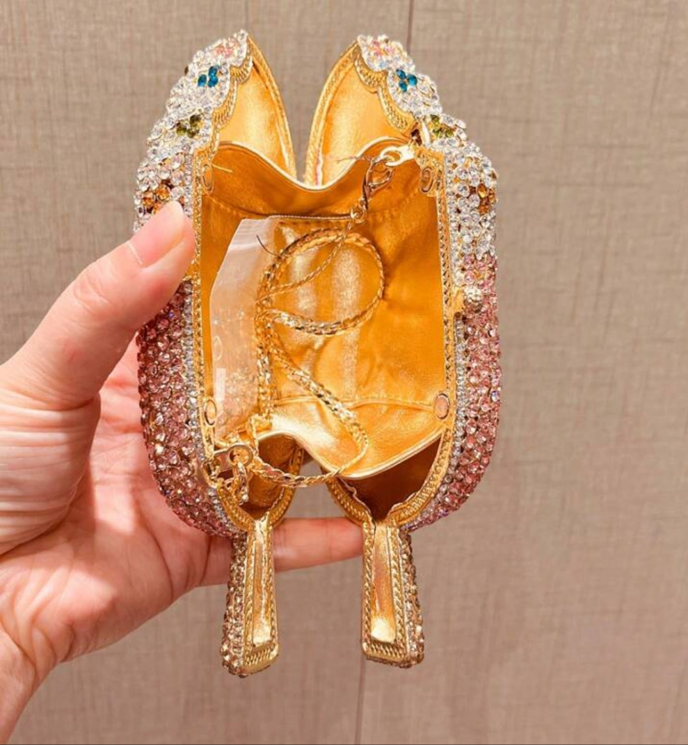 COCOMONEY Miss Icy Clutch Evening Bag
