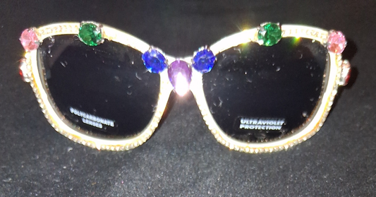 COCOMONEY GLASSES 1 OF A KIND CUSTOM SUN GLASSES PLASTIC 🕶 comes with free gifts 🎁