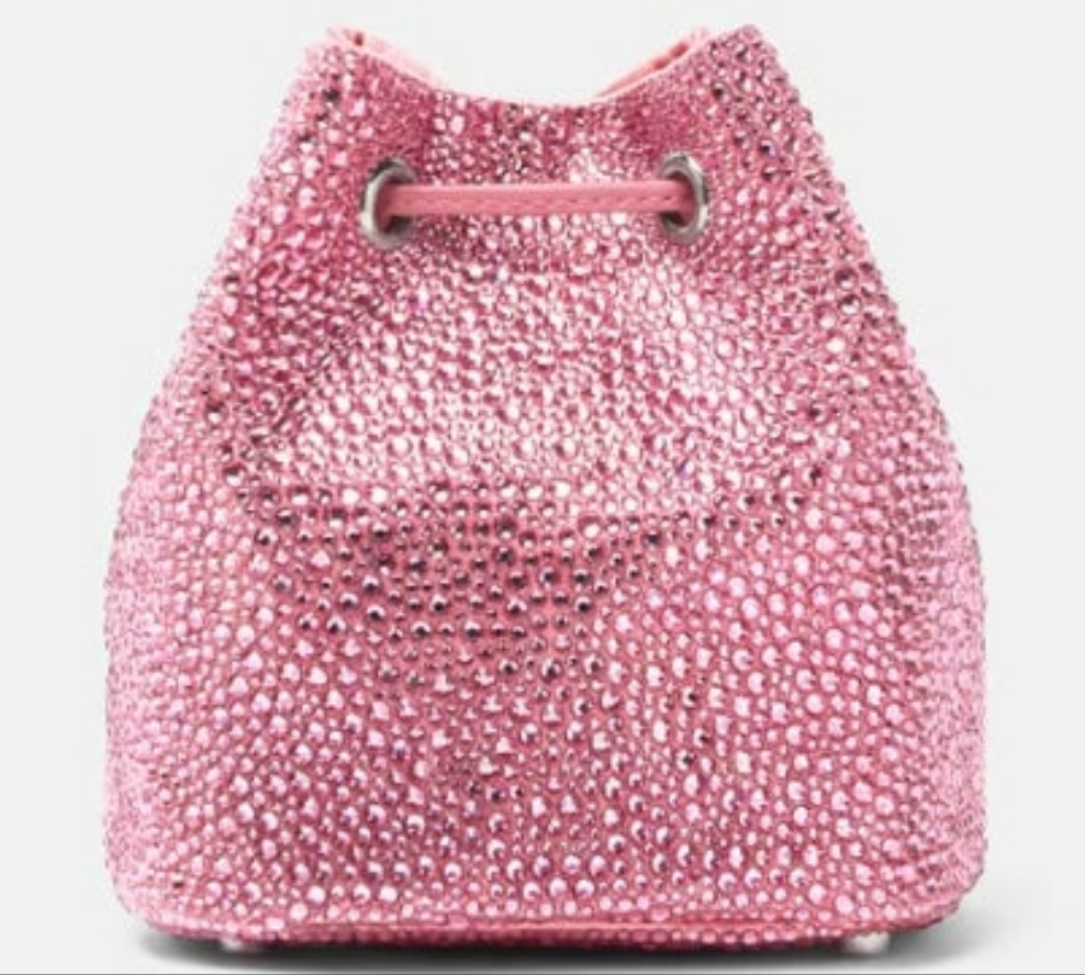 Versace Crystal La Medusa Mini Bucket Bag