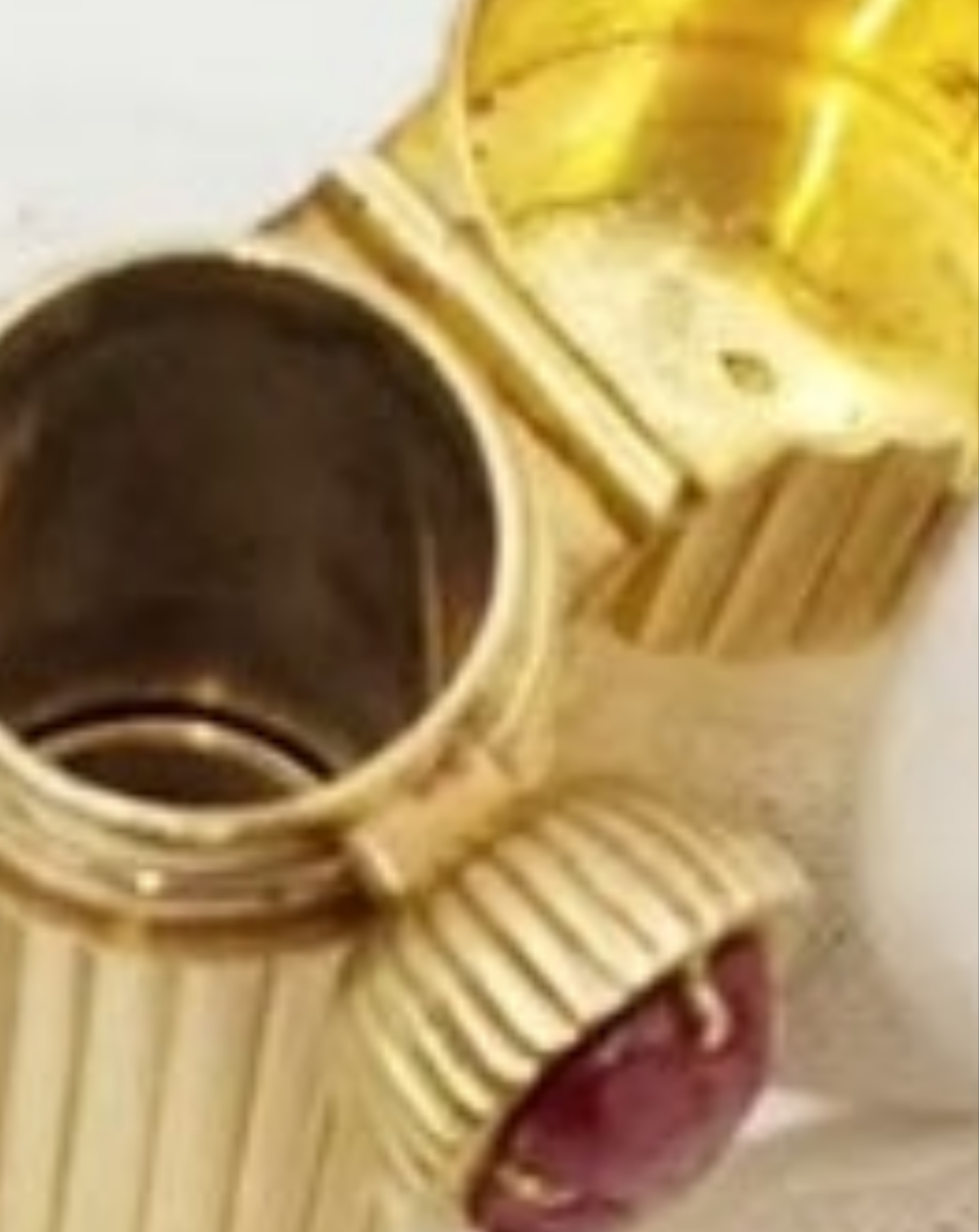 24k Gold Mughal Jadeite Jade Whiskey encrusted with gemstones Coral,Diamond,Jade,Blue Sapphire,Yellow Sapphire