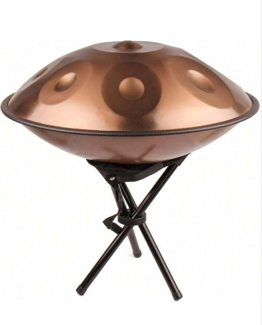 Golden 10notes Handpan For Musical Lover 22inch Handmade Drum With Whole Sets For Adults Percussion Instruments