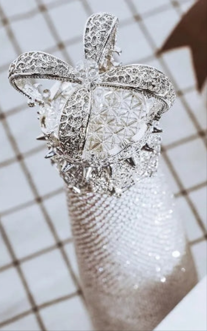 Crystal water bottle