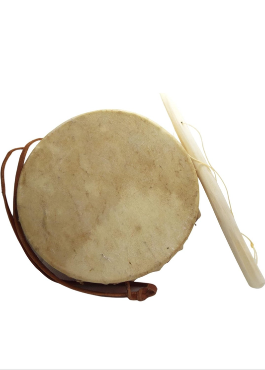 hand drum 6 IN, shaman drum, frame drum, world drum, native american drums, small handmade drum YAQUI