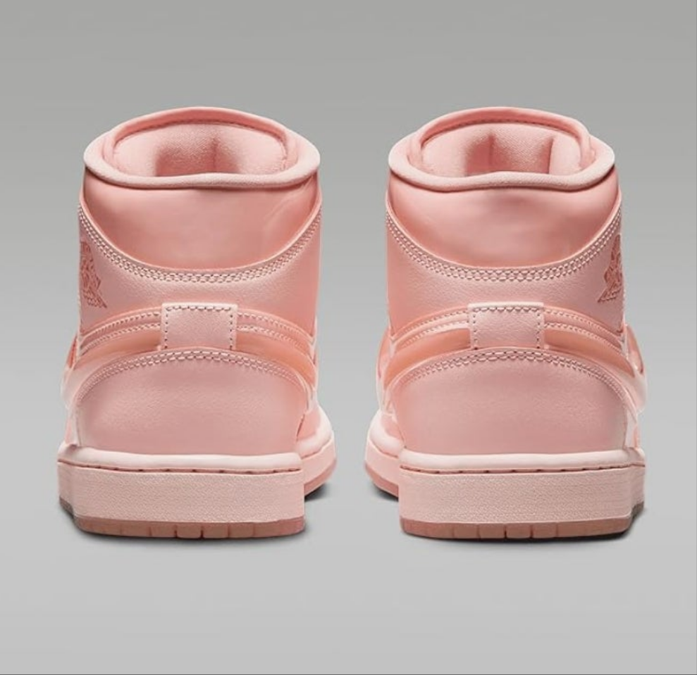 Air Jordan 1 Mid SE Women's Shoes (HF3173-600, Washed Coral/Pink Salt)