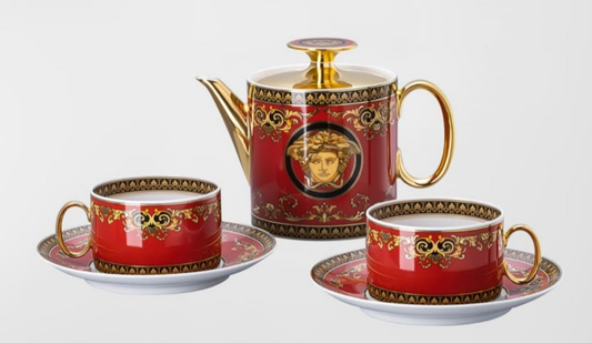 Versace
Medusa Red Modern 5-Piece Tea Set