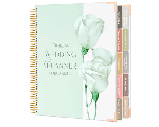 Wedding Planner for Bride: Wedding Planning Book and Organizer for Newly Engaged Couples 176 Pages Bridal Wedding Organizer Notebook with Sticker Checklists & Calendars for Bride To Be