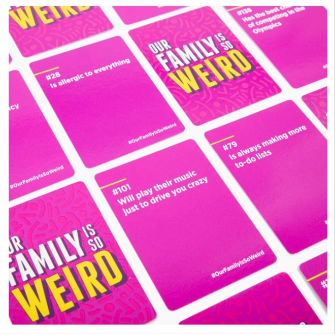 Our Family is So Weird - A Family Party Game to Decide Who's Most Likely...