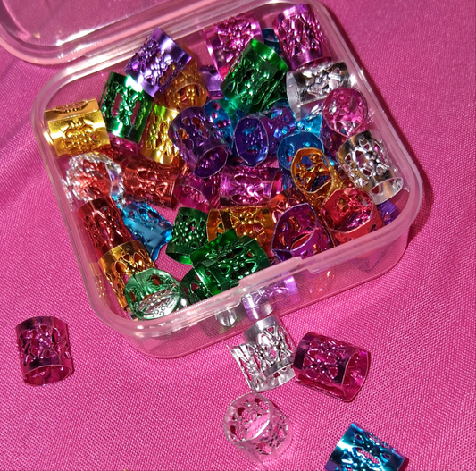 COCOMONEY HAIR BRAID RINGS ACCESSORIES ALUMINUM ALLOY