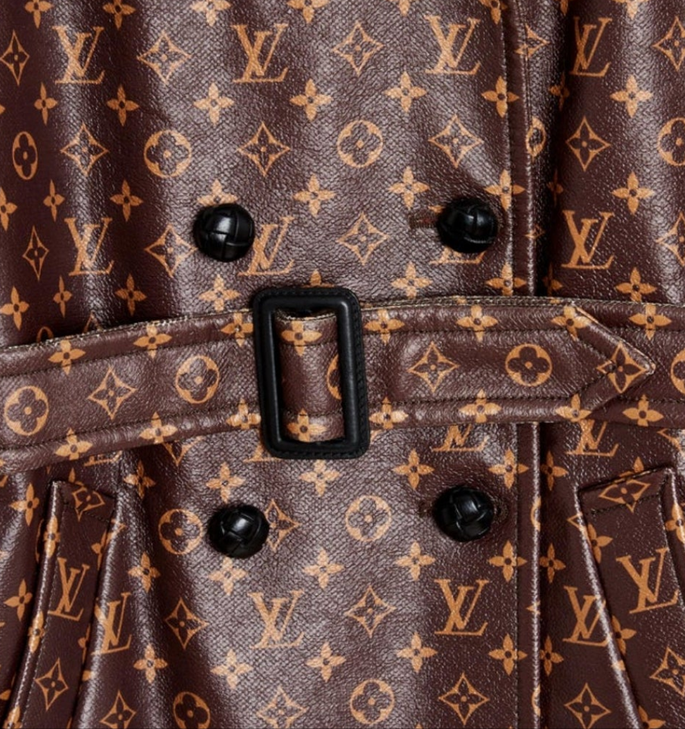 Hot Louis Vuitton 2020 Manteau FR38 LV Silk Monogram Trench Coat UK10 US8 NWT