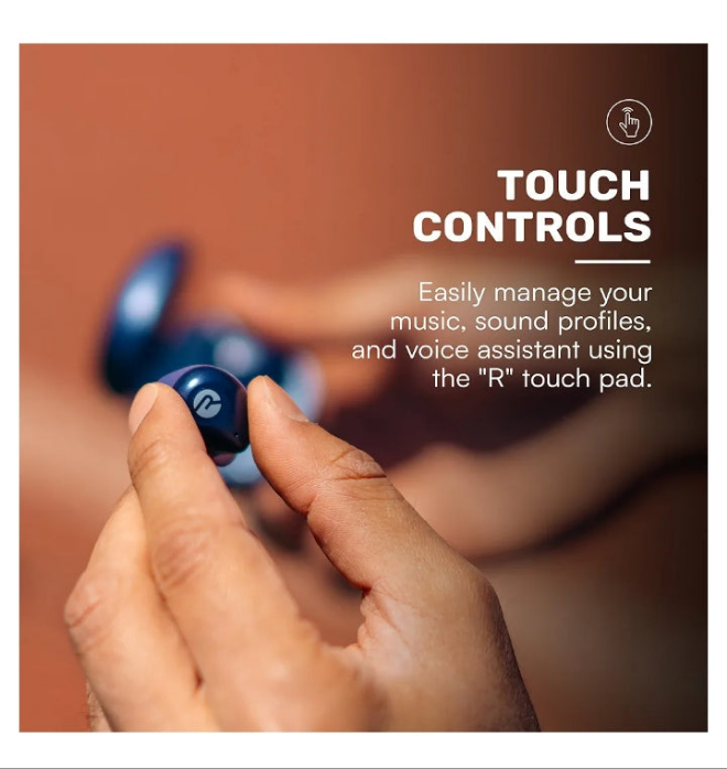Bluetooth True Wireless Earbuds with Built in Mic 56 Hours of Battery, IPX7 Waterproof, Active Noise Cancellation, Awareness Mode, and Bluetooth 5.3