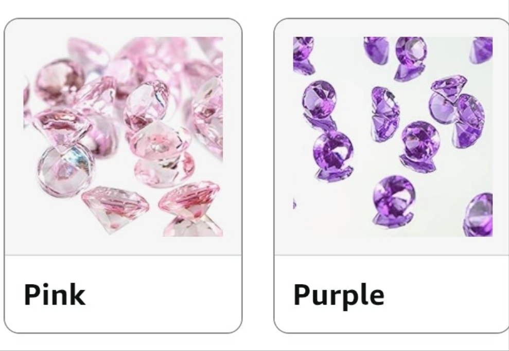 420 Pcs Acrylic Diamonds Diving Gems Crystal Clear Treasure Jewels for Table Scatters, Wedding Centerpieces,Party Decor,Vase Fillers,0.8" and 0.4" in 2 Seperate Organza Bags