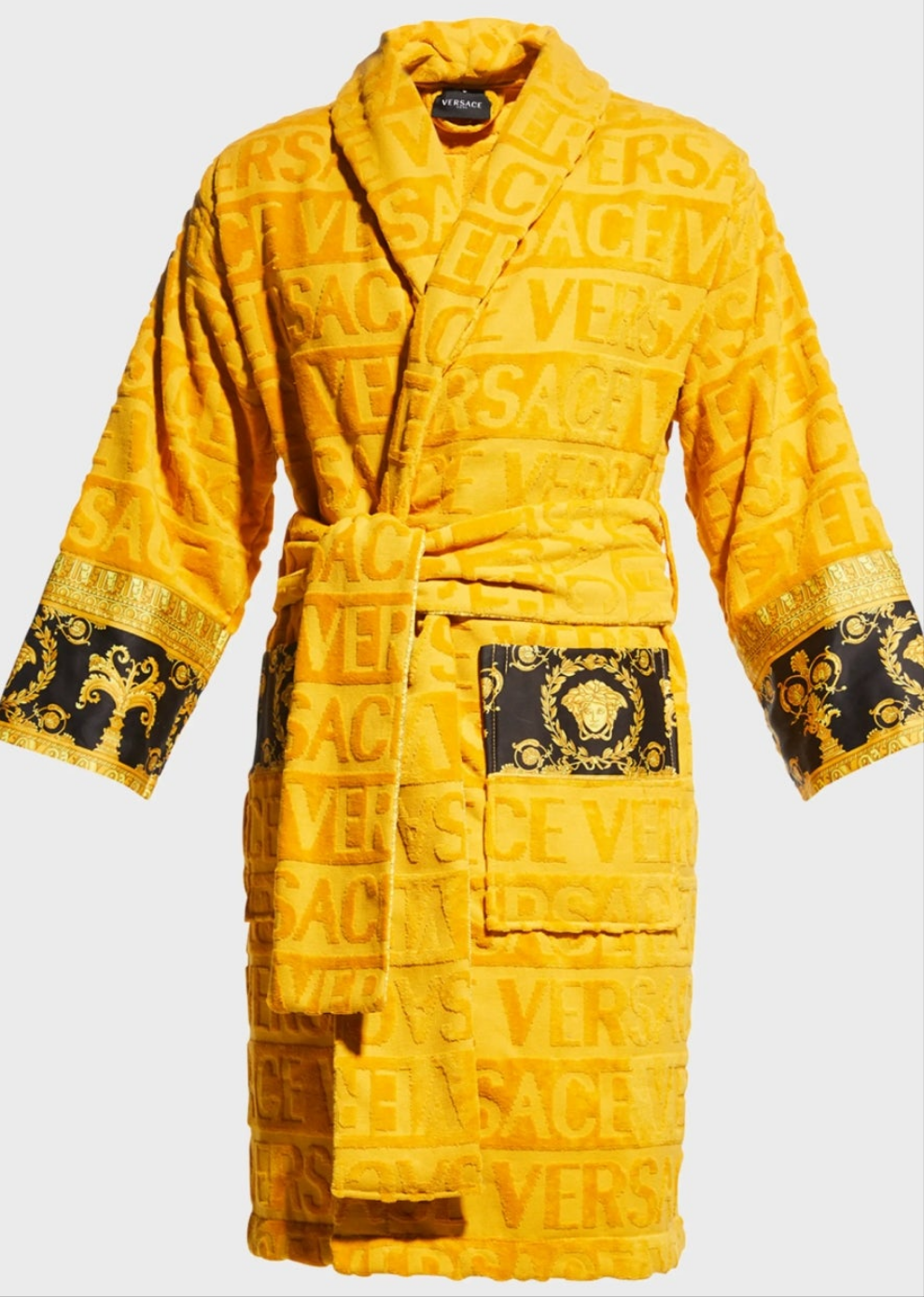 Versace Unisex Barocco Sleeve Robe
