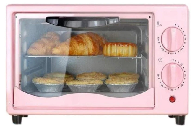 oven mini oven air fryer oven 12L Mini Oven,Multi-Function Convection Countertop Toaster Oven Electric Toaster Oven Toaster Ovens Countertop Toaster Oven Air Fryer, (Color : Pink) (Color : Pink, S