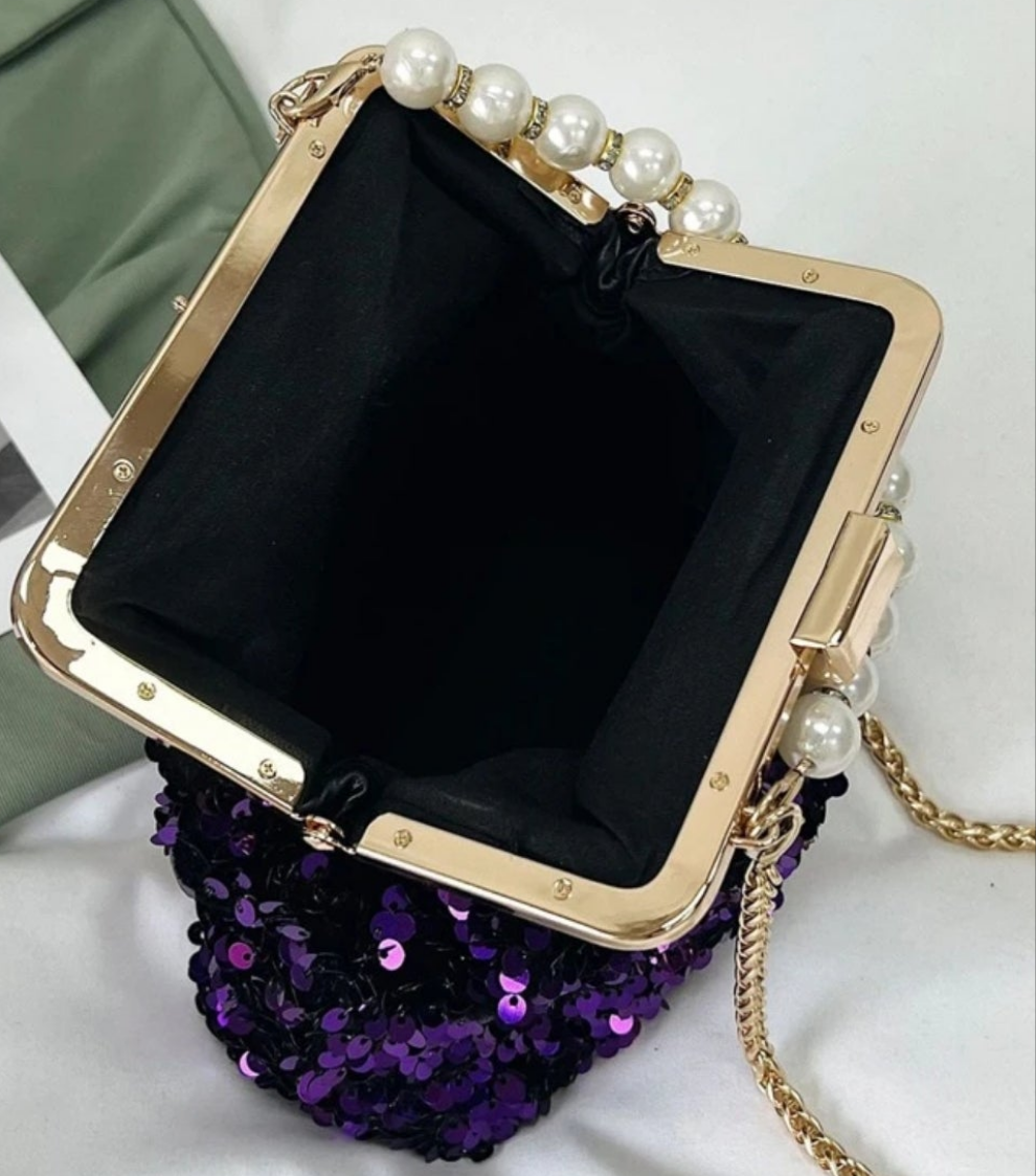 COCOMONEY Glitzy Girl Clutch Evening Bag