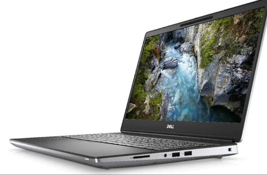 Dell Precision 7550 Workstation Laptop | 15.6" 1920x1080 FHD | Core i9-10885H - 1TB SSD + 1TB SSD Hard Drive - 64GB RAM - Nvidia Quadro T2000 | 8 cores @ 5.3 GHz - 4GB GDDR6 Win 10 Pro Silver