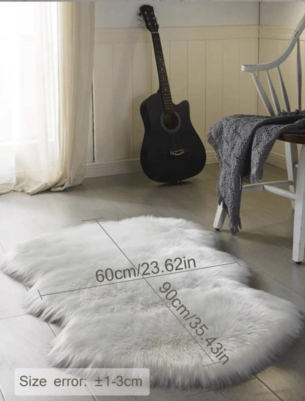 Soft Fluffy Rug for bedroom living room dining room bathroom or outdoor chair throw couch throw