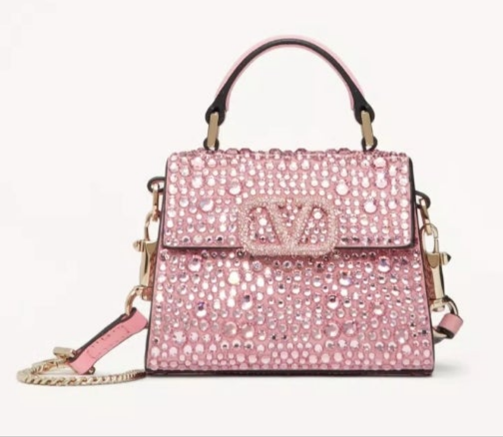 Devotion Metallic Leather Top Handle Bag