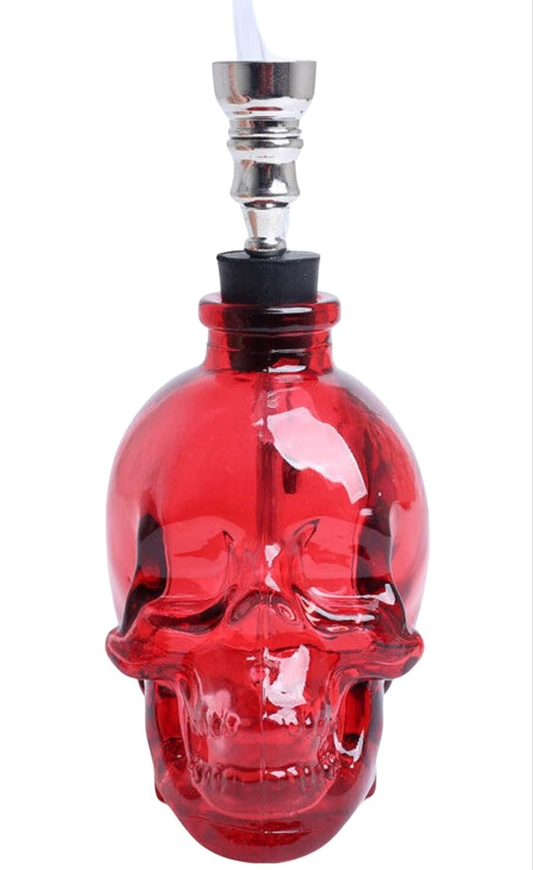 Skull glass hookah