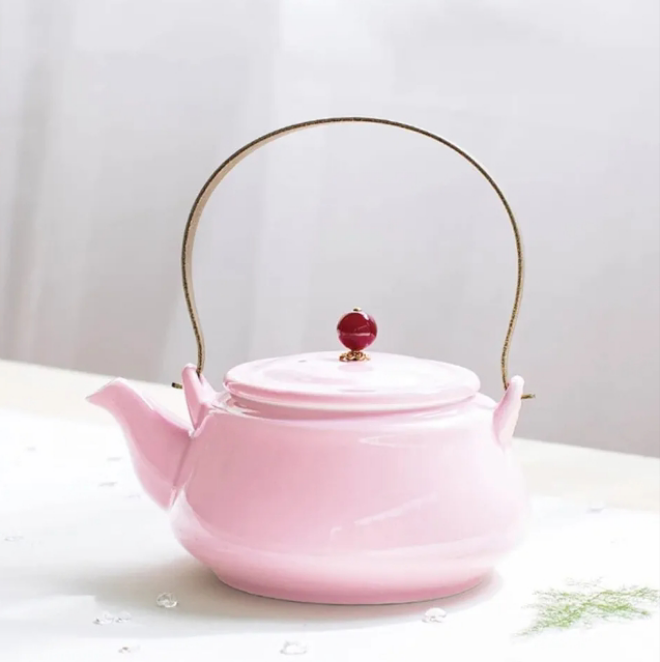 Ceramic Teapot Tea Maker Handmade Porcelain Teapot Household Kettle Loose Leaf Teapot with Filter Tea Maker Fabulous