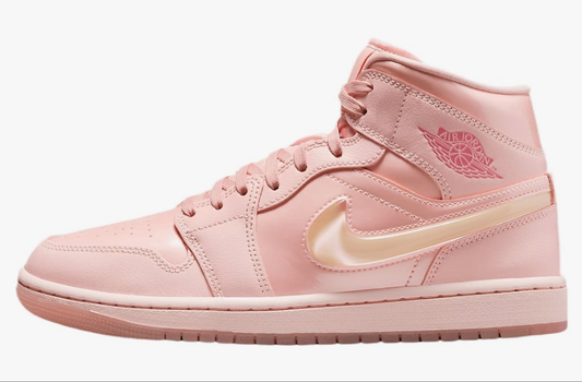Air Jordan 1 Mid SE Women's Shoes (HF3173-600, Washed Coral/Pink Salt)