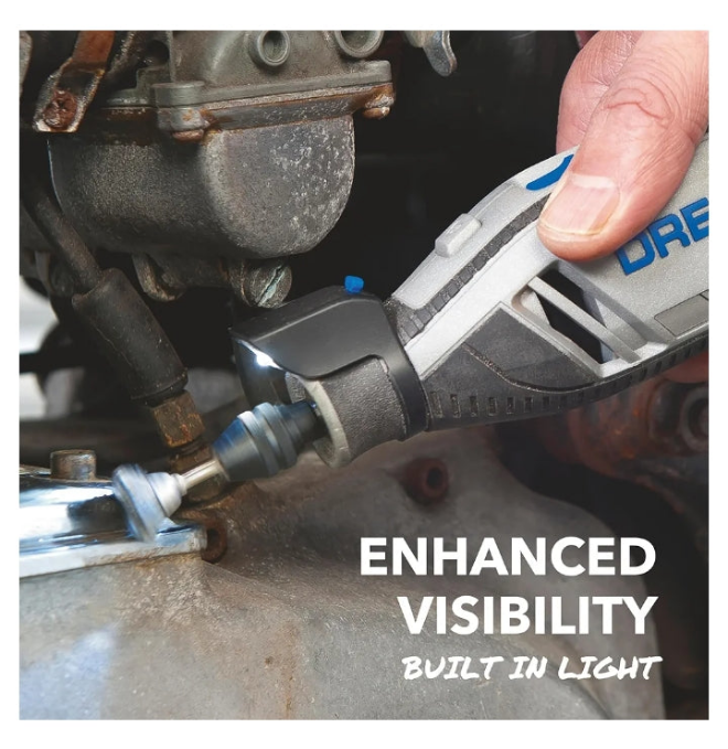 4300-5/40 High Performance Rotary Tool Kit with LED Light- 5 Attachments & 40 Accessories - Ideal for Grinding, Cutting, Wood Carving, Sanding, and Engraving