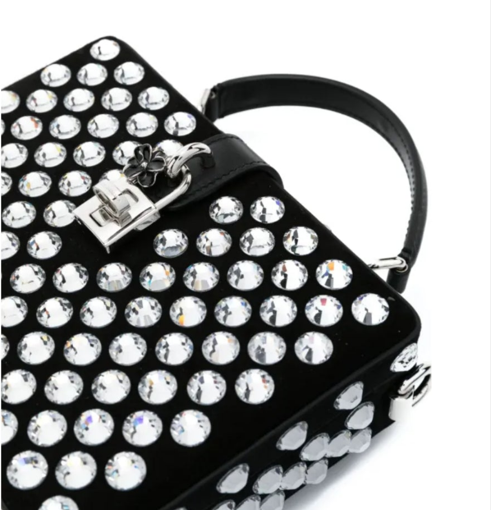 Dolce & Gabbana
Box crystal-embellished leather bag
