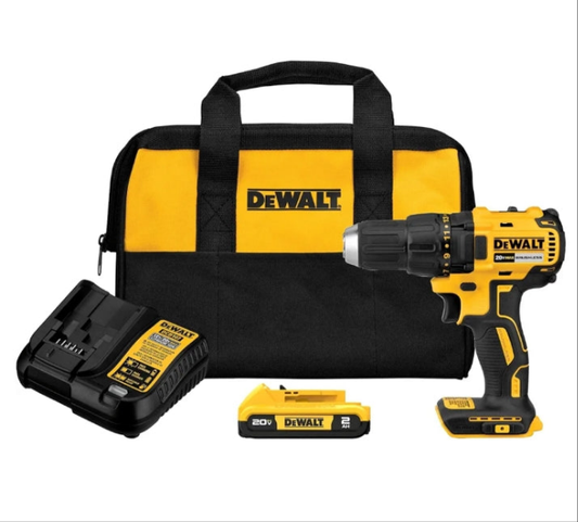 DEWALT 20V MAX Cordless Drill Driver, 1/2 Inch, 2 Speed, XR 2.0 Ah Battery and Charger Included