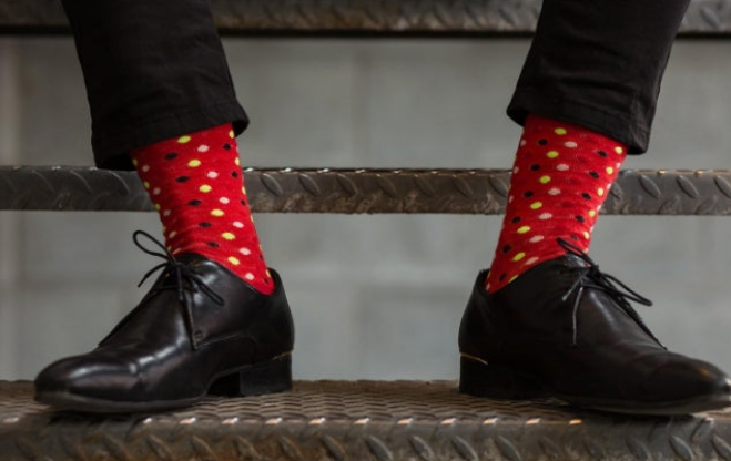Dress Socks for Men - Funky Mens Crazy Socks - Cool Colorful Patterned Fun Socks for Men