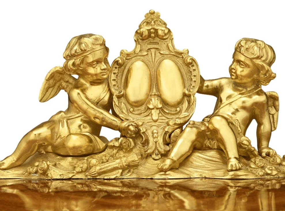 Baccarat Cave à Liqueur with Sèvres Porcelain