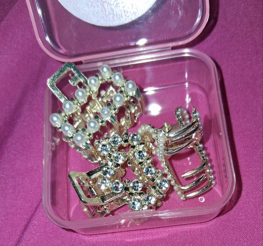 COCOMONEY HAIR CLIPS MULTICOLOR 3pc random design zinc alloy