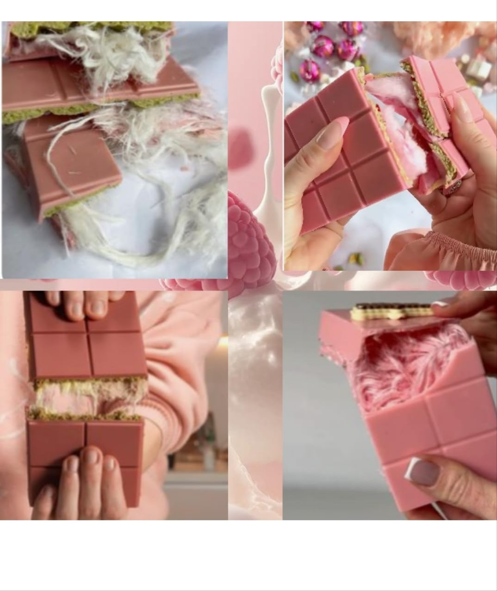 Dubai Chocolate Artu Angel Hair Bar 165g – Turkish Dairy Milk Chocolate Floss Bar with Pistachio Cream & Cotton Candy – Gourmet Dubai Candy Gift – Unique Middle Eastern Sweets