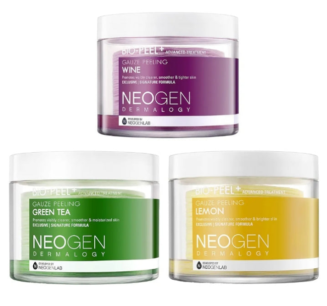 3 pack Bio-Peel Gauze Peeling Pad Collection - Exfoliating & Cleansing Peeling Pad with PHA - Korean Skin Care