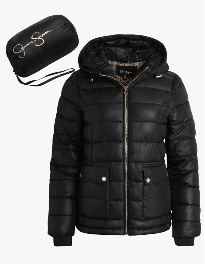 Puffer Jacket - Full Zip Up Insulated Quilted Jackets for Women - Cozy Women Winter Coats (S-XL)