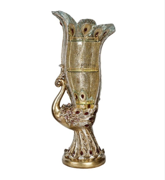 1 Bottle Tabletop Wine Bottle Rack in Gold