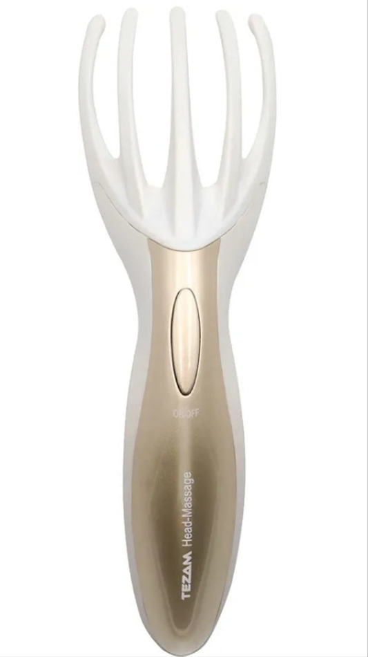 Electric Head Massager Neck Massage Octopus Scalp Stress Relax Spa Therapy Healing, Soft Resin Finger Gripper Claw Electronic Head Spa Vibration Scalp Massage Tool