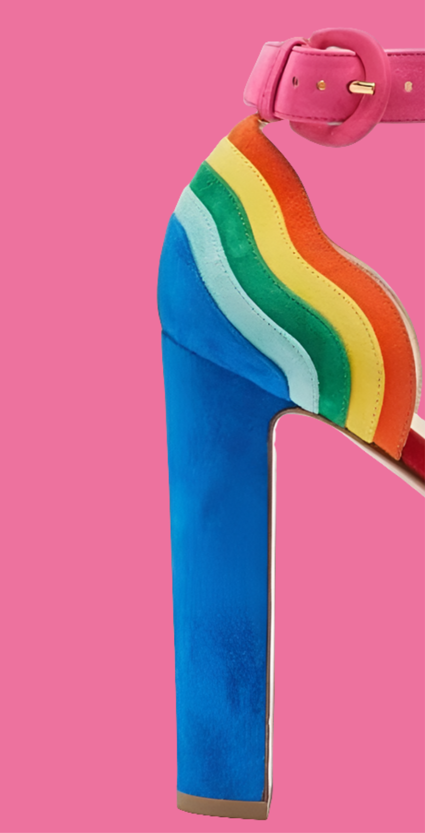 Christian Louboutin Degratissimo Alta 130 VV/Suede Sandal Heels
Multi (Women's)