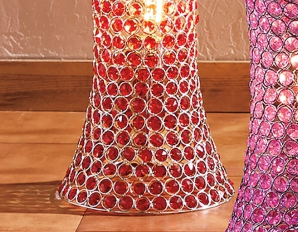 Crystal lit table in 3 options stunning unique pieces fun