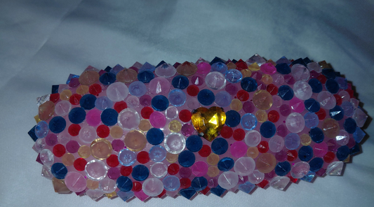 Cocomoney Glasses custom 1 of 1 pair sunglasses gemstones plastic materials uv COCOMONEY.STORE