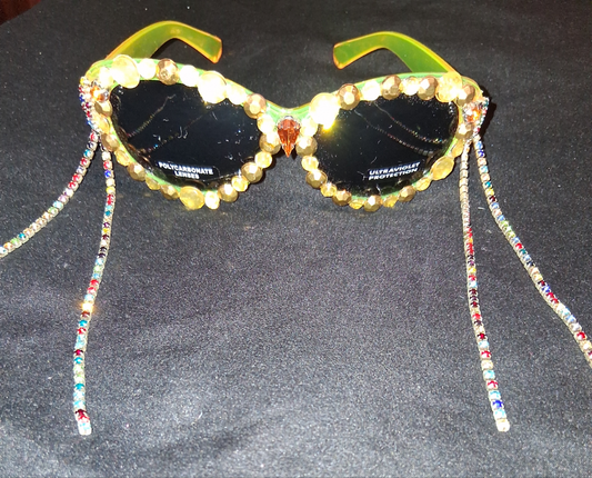 COCOMONEY GLASSES 1 OF A KIND CUSTOM SUN GLASSES PLASTIC 🕶 comes with free gifts 🎁