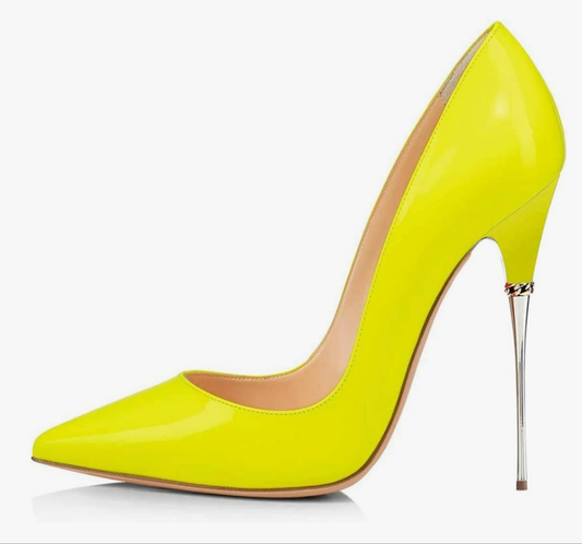 Sexy Slip On Pumps Stiletto Heels Pointy Toe Chic Party Evening Dress