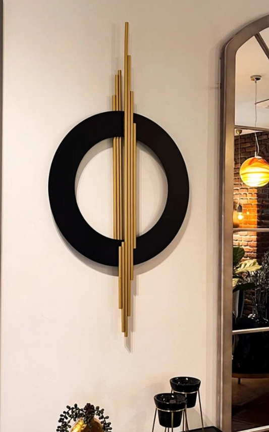 3D Modern Metal Wall Decor (Hangable Horizontally or Vertically) indoor or outdoor