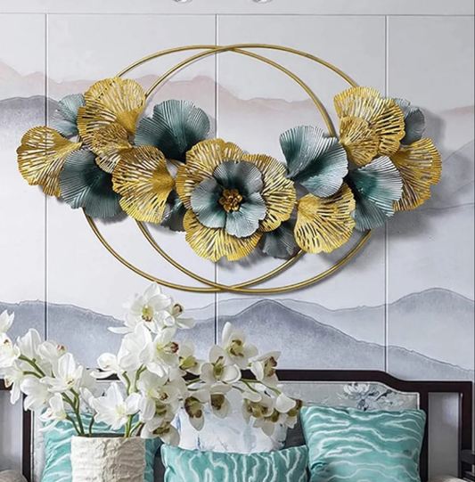 Wall Sculpture Metal Wall Sculptures, Iron Wall Hanging Arts Ornaments, Decor for Bathroom Livingroom Bedroom Patio Bedroom Living Room