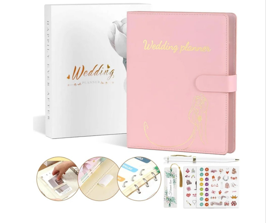 Wedding Planner Book and Organizer for Bride, Wedding Planning Book and Organizer Binder, Engagement Gift for Bride