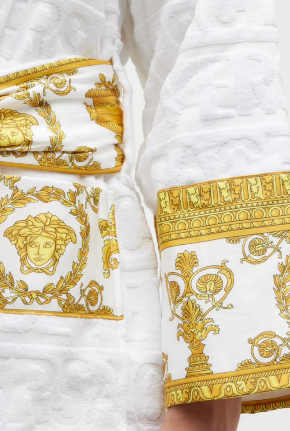 Versace Unisex Barocco Sleeve Robe