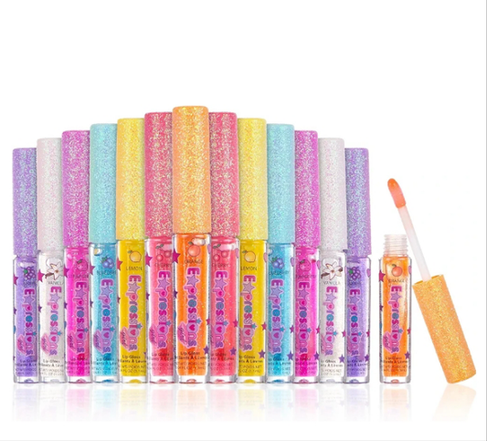 14pc Fruity Flavored Lip Gloss Set