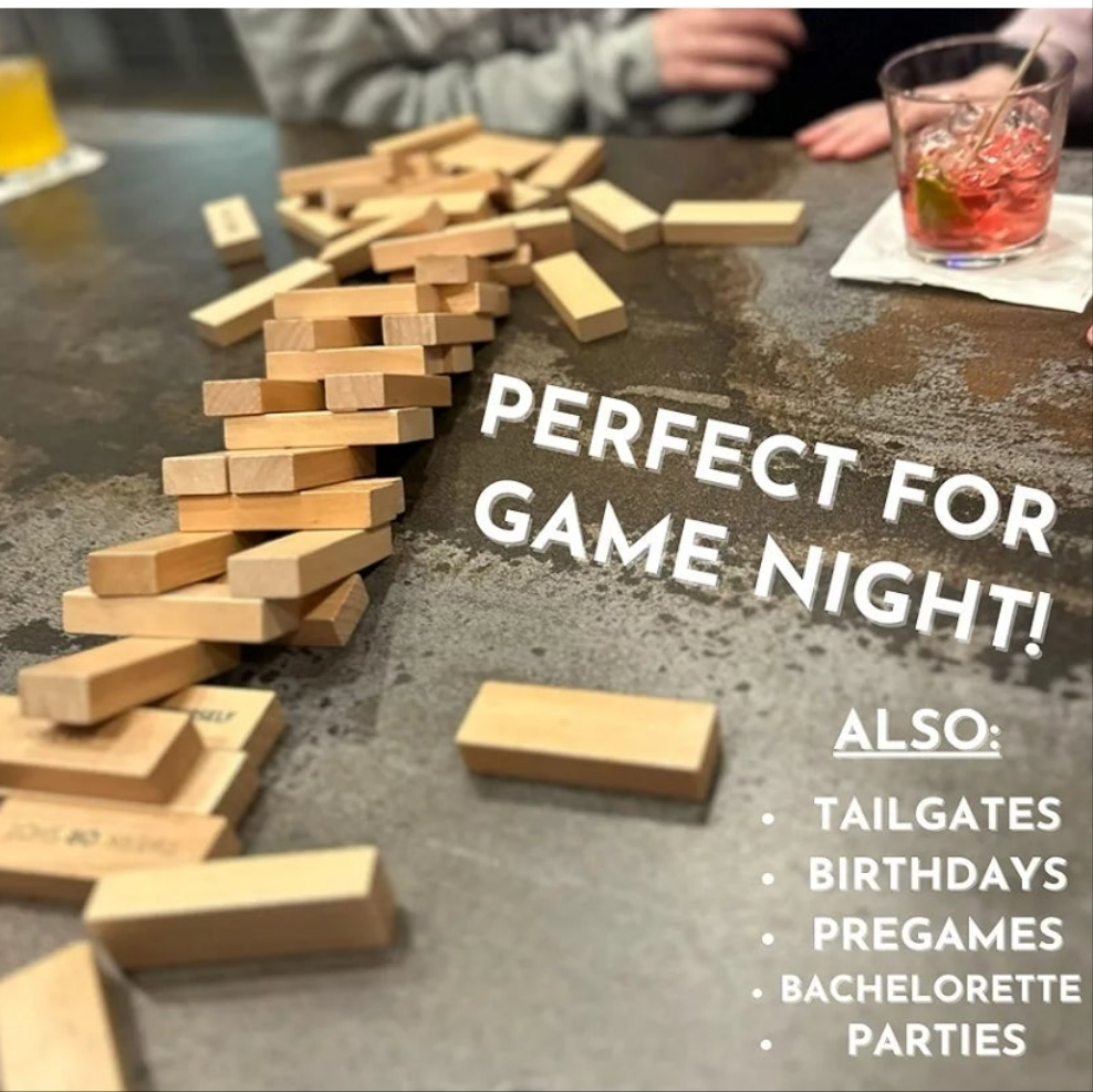 Adult Drinking Game - 54 Blocks with Hilarious Drinking Commands on 40 of Them | Perfect Party Starter | Entertaining Party Game for Adults | Novelty Funny Gift